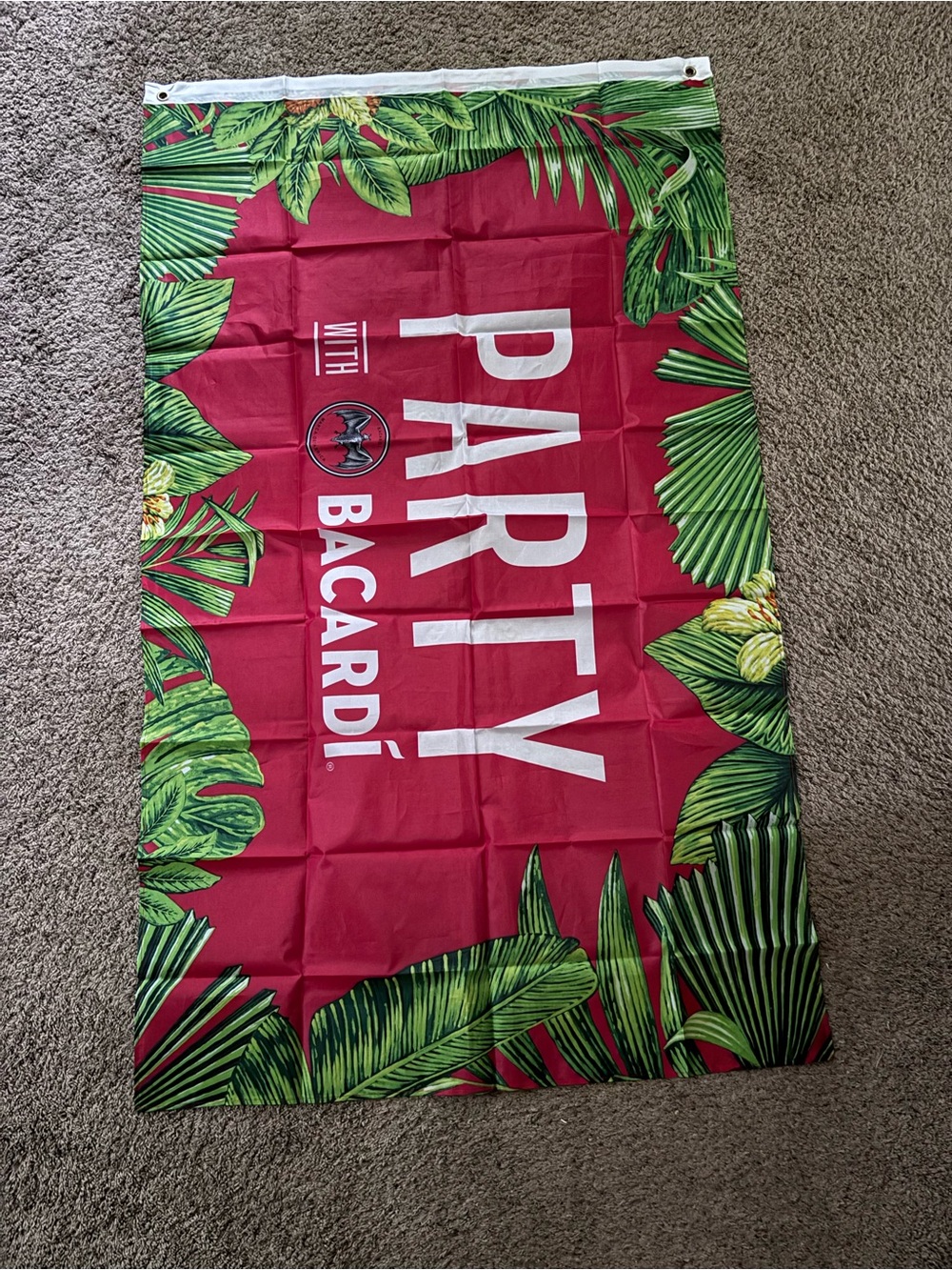 Bacardi Party flag banner
